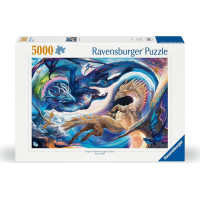 RAVENSBURGER Puzzle Draci: Den a noc 5000 dílků
