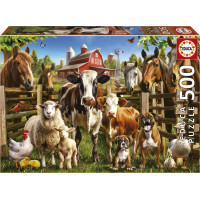 EDUCA Puzzle Kamarádi ze statku 500 dílků