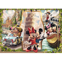 RAVENSBURGER Puzzle Mickey a Minnie na dovolené 1000 dílků