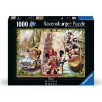 RAVENSBURGER Puzzle Mickey a Minnie na dovolené 1000 dílků