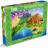 RAVENSBURGER Puzzle Minecraft: Svět Minecraftu 1500 dílků