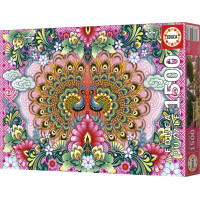 EDUCA Puzzle Pávi indičtí 1500 dílků