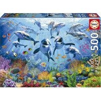 EDUCA Puzzle Zábava pod hladinou 500 dílků