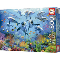 EDUCA Puzzle Zábava pod hladinou 500 dílků