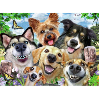 RAVENSBURGER Puzzle Psí selfie 500 dílků