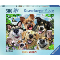 RAVENSBURGER Puzzle Psí selfie 500 dílků