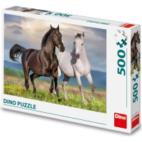 DINO Puzzle Zamilovaní koně 500 dílků