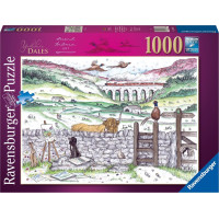 RAVENSBURGER Puzzle Život v Yorkshiru 1000 dílků
