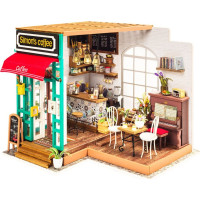 ROBOTIME Rolife DIY 3D dřevěné puzzle Kavárna 203 dílků