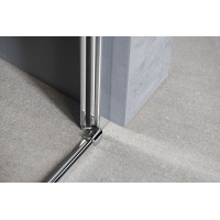 Aqualine PILOT otočné sprchové dveře 900mm PT090W