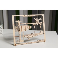 UGEARS 3D puzzle Fighter Aircraft 2,5D 47 dílků