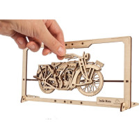 UGEARS 3D puzzle Indie Moto 2,5D 42 dílků
