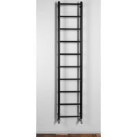 Sapho DINA otopné těleso 350x1680mm, černá mat IR378TB