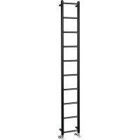Sapho DINA otopné těleso 250x1680mm, černá mat IR377TB