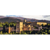 RAVENSBURGER Panoramatické puzzle Alhambra 1000 dílků