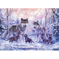 RAVENSBURGER Puzzle Arktičtí vlci 1000 dílků
