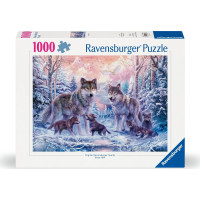 RAVENSBURGER Puzzle Arktičtí vlci 1000 dílků