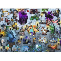 RAVENSBURGER Puzzle Challenge: Minecraft 1000 dílků
