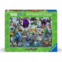 RAVENSBURGER Puzzle Challenge: Minecraft 1000 dílků