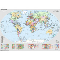RAVENSBURGER Puzzle Politická mapa světa 1000 dílků