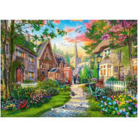 RAVENSBURGER Puzzle Procházka venkovskou uličkou 1000 dílků