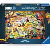 RAVENSBURGER Puzzle Zaneprázdnění ptáci 1000 dílků