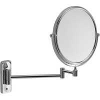 Gedy GAIA kosmetické zrcátko závěsné, Ø 180mm, oboustranné, chrom CO202413