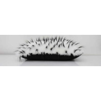 Povlak na polštář FLUFFY 40x50 cm - bílý/šedý