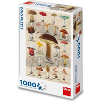 Dino Puzzle Houby koláž 1000 dílků