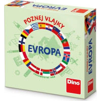 Dino Cestovní hra Poznej vlajky - Evropa