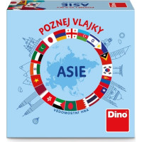 Dino Cestovní hra Poznej vlajky - Asie