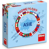 Dino Cestovní hra Poznej vlajky - Asie