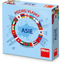 Dino Cestovní hra Poznej vlajky - Asie