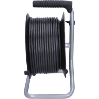 Solight prodlužovací přívod na bubnu, 4 zásuvky, 50m, černý kabel, 3x 1,5mm2