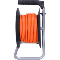 Solight prodlužovací přívod na bubnu, 4 zásuvky, 20m, oranžový kabel, 3x 1,5mm2