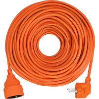Solight prodlužovací přívod - spojka, 1 zásuvka, 25m, 3 x 1,5mm2, oranžová