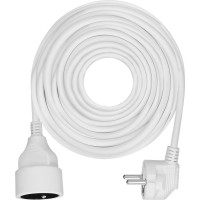 Solight 1z prodlužovací přívod - spojka, 15m, 3 x 1,5mm2, bílá