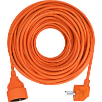Solight 1z prodlužovací přívod - spojka, 15m, 3 x 1,5mm2, oranžová