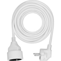 Solight prodlužovací přívod - spojka, 1 zásuvka, 7m, 3 x 1mm2, bílá