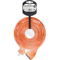 Solight prodlužovací přívod - spojka, 1 zásuvka, 10m, 3 x 1mm2, oranžová