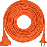 Solight 1z pohyblivý přívod - spojka, 30m, 2 x 1,5mm2, oranžová