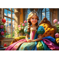 ALIPSON Puzzle Princezna na trůně 500 dílků