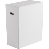 Gedy LUXURY koš na prádlo 49, 5x61, 8x29cm, bílá 103702