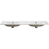 Keramické umyvadlo FLY Double 140 cm DP - bílé
