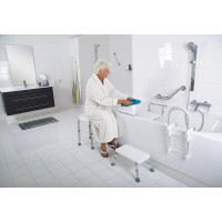 Ridder HANDICAP koupelnová stolička, průměr 45cm, bílá A170101