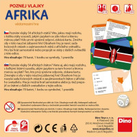Dino Cestovní hra Poznej vlajky - Afrika
