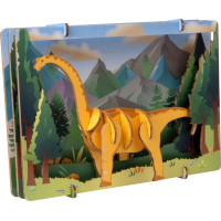 EscapeWelt 3D dřevěné puzzle Brontosaurus