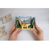 EscapeWelt 3D dřevěné puzzle Brontosaurus
