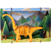 EscapeWelt 3D dřevěné puzzle Brontosaurus