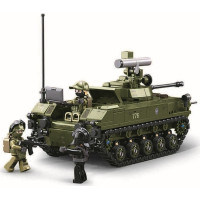Sluban Model Bricks M38-B1250 Tank BMD-2S v měřítku 1:35